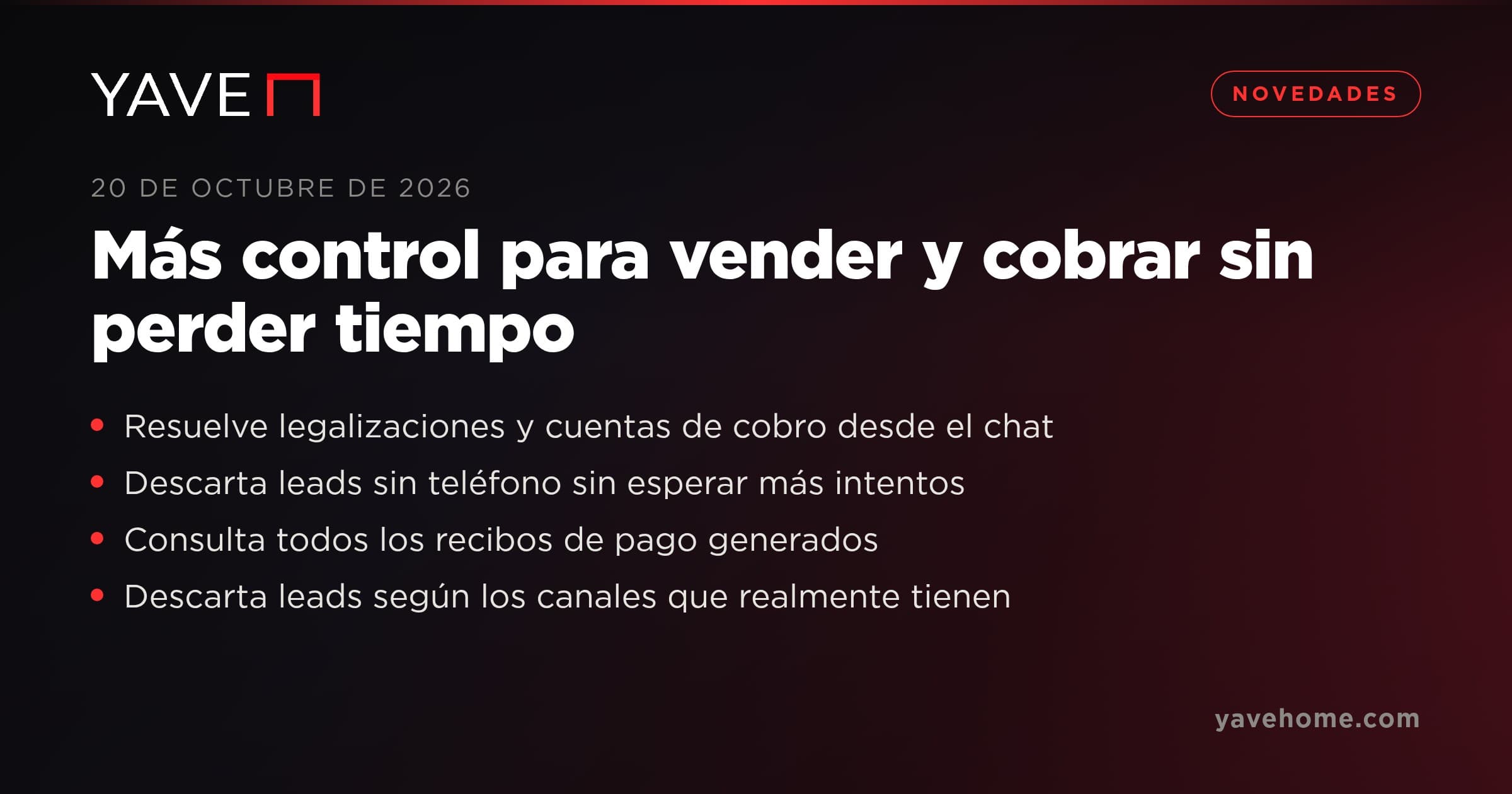 Más control para vender y cobrar sin perder tiempo